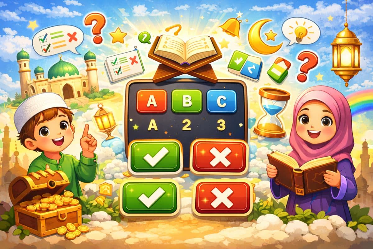 Règles du quiz sur l'islam pour les enfants