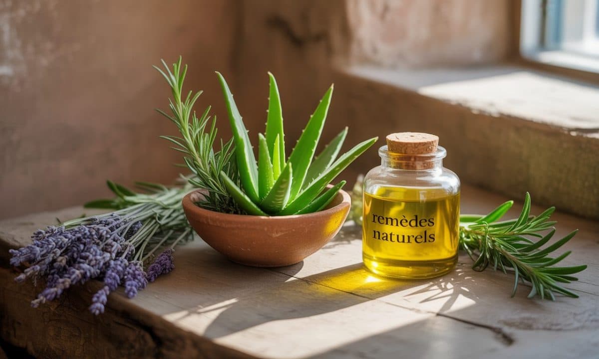 Soins naturels arabes pour apaiser le psoriasis, huiles et plantes médicinales